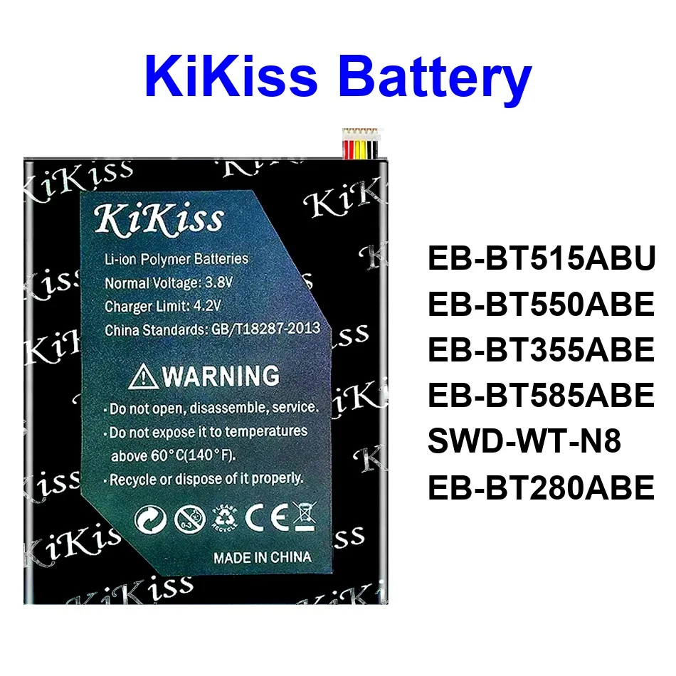 Tablet Battery 4800-11000mAh EB-BT550ABE EB-BT280ABE EB-BT515ABU For Samsung Galaxy Tab a T290 T295 7.0 8.0 9.7 10.1 2019 2016
Tablet Battery 4800-11000mAh EB-BT550ABE EB-BT280ABE EB-BT515ABU For Samsung Galaxy Tab a T290 T295 7.0 8.0 9.7 10.1 2019 2016