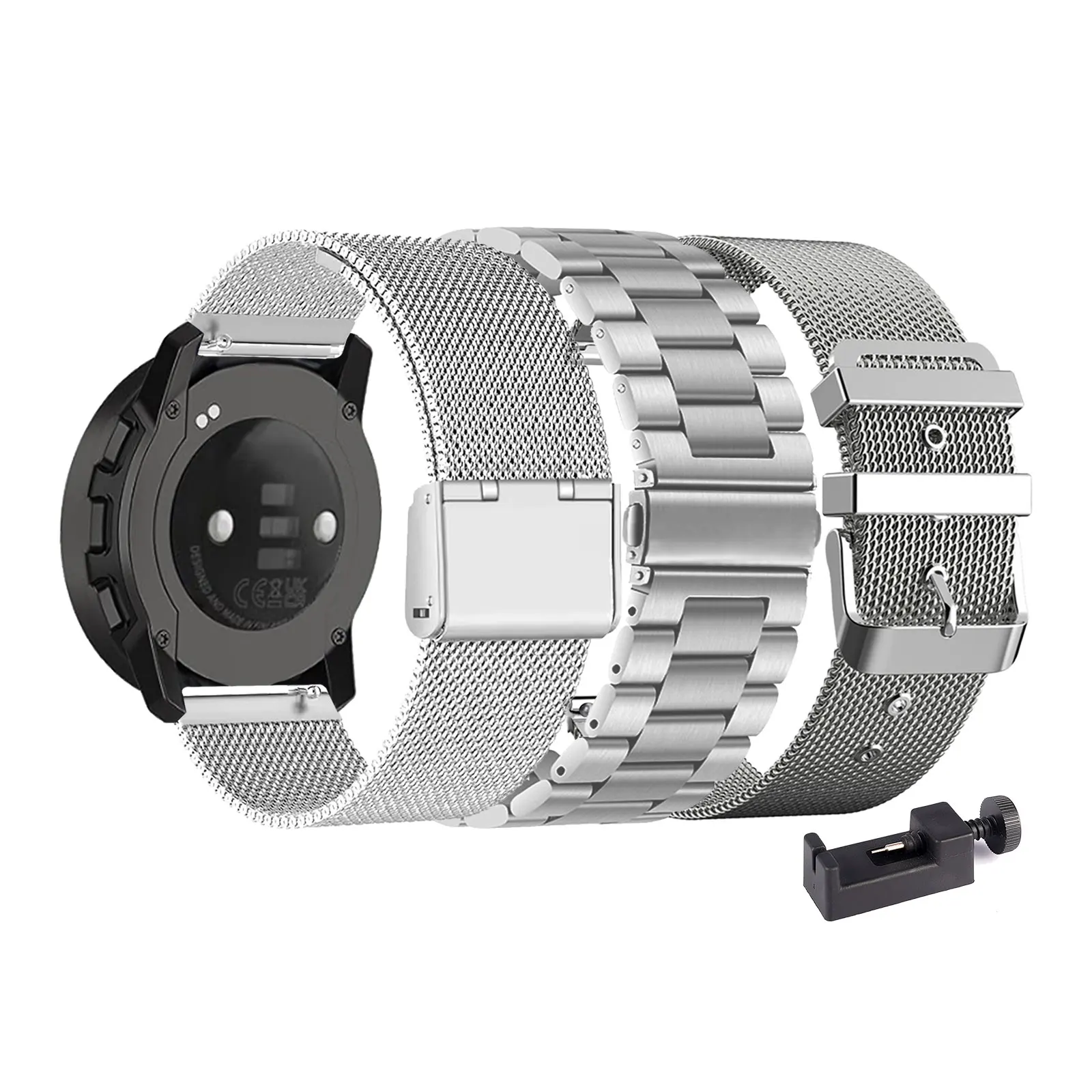 3pcs Metal Bands for Suunto 7/9/9 Titanium/9 Baro/9 GPS/D5/D5i/D7/Spartan Ultra/Spartan Sport/Wrist HR Strap for Men and Women
3pcs Metal Bands for Suunto 7/9/9 Titanium/9 Baro/9 GPS/D5/D5i/D7/Spartan Ultra/Spartan Sport/Wrist HR Strap for Men and Women