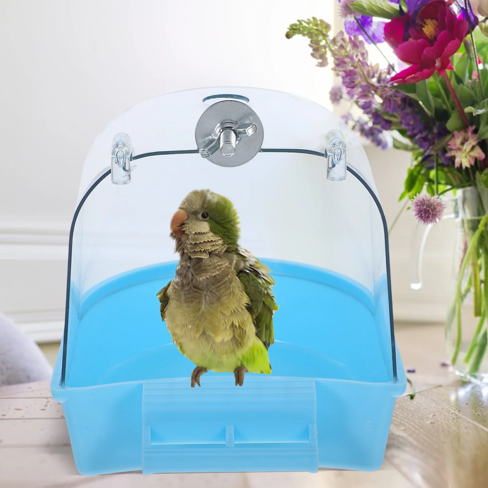 Parrot Bath Tub Bird Cage Bathtub Functional Shower Box for Small Birds Reusable Washing Basin Smooth Edge Safe Use
Parrot Bath Tub Bird Cage Bathtub Functional Shower Box for Small Birds Reusable Washing Basin Smooth Edge Safe Use