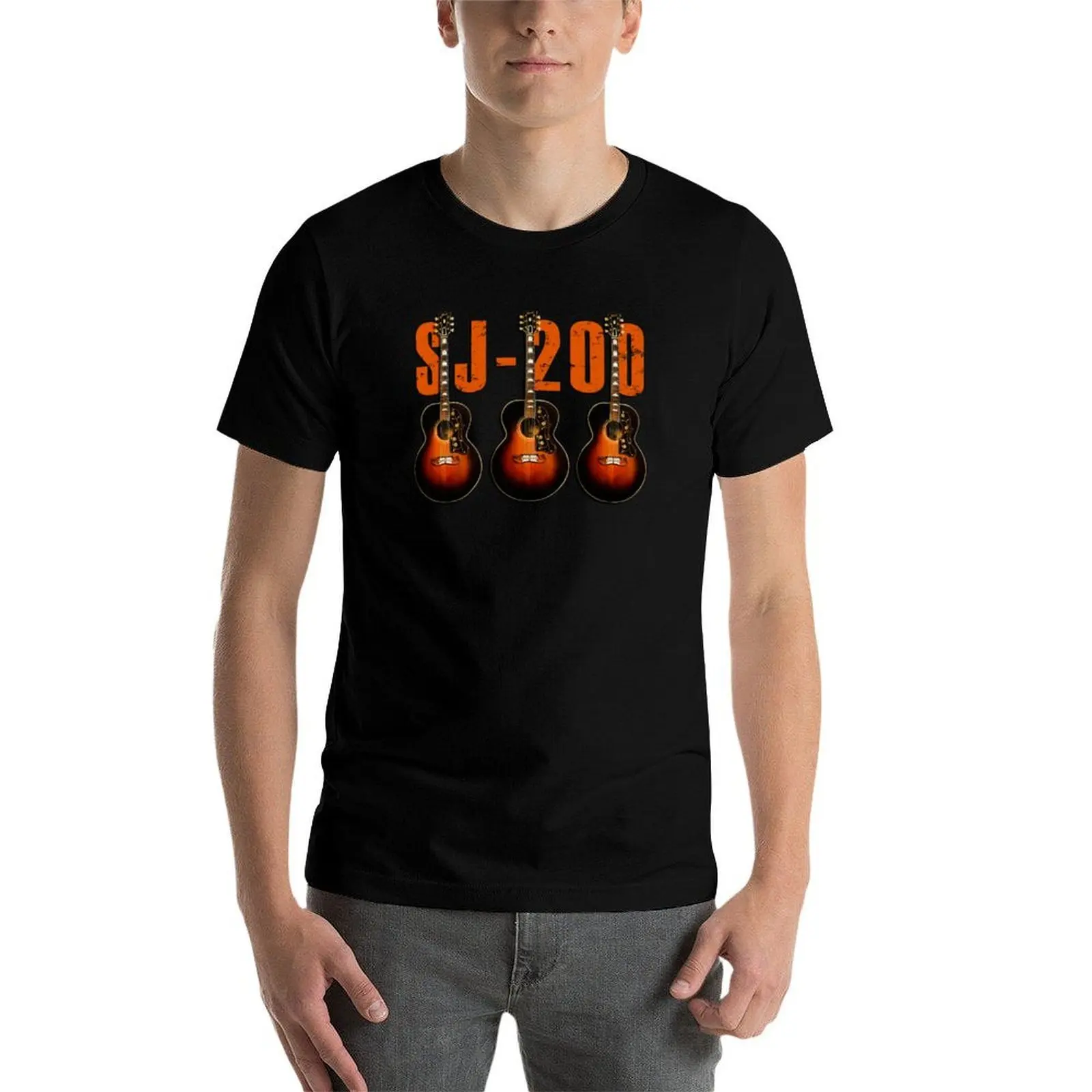 The SJ200 Vintage Guitar T-Shirt man t shirts for men casual mens graphic t shirts T-Shirt
The SJ200 Vintage Guitar T-Shirt man t shirts for men casual mens graphic t shirts T-Shirt