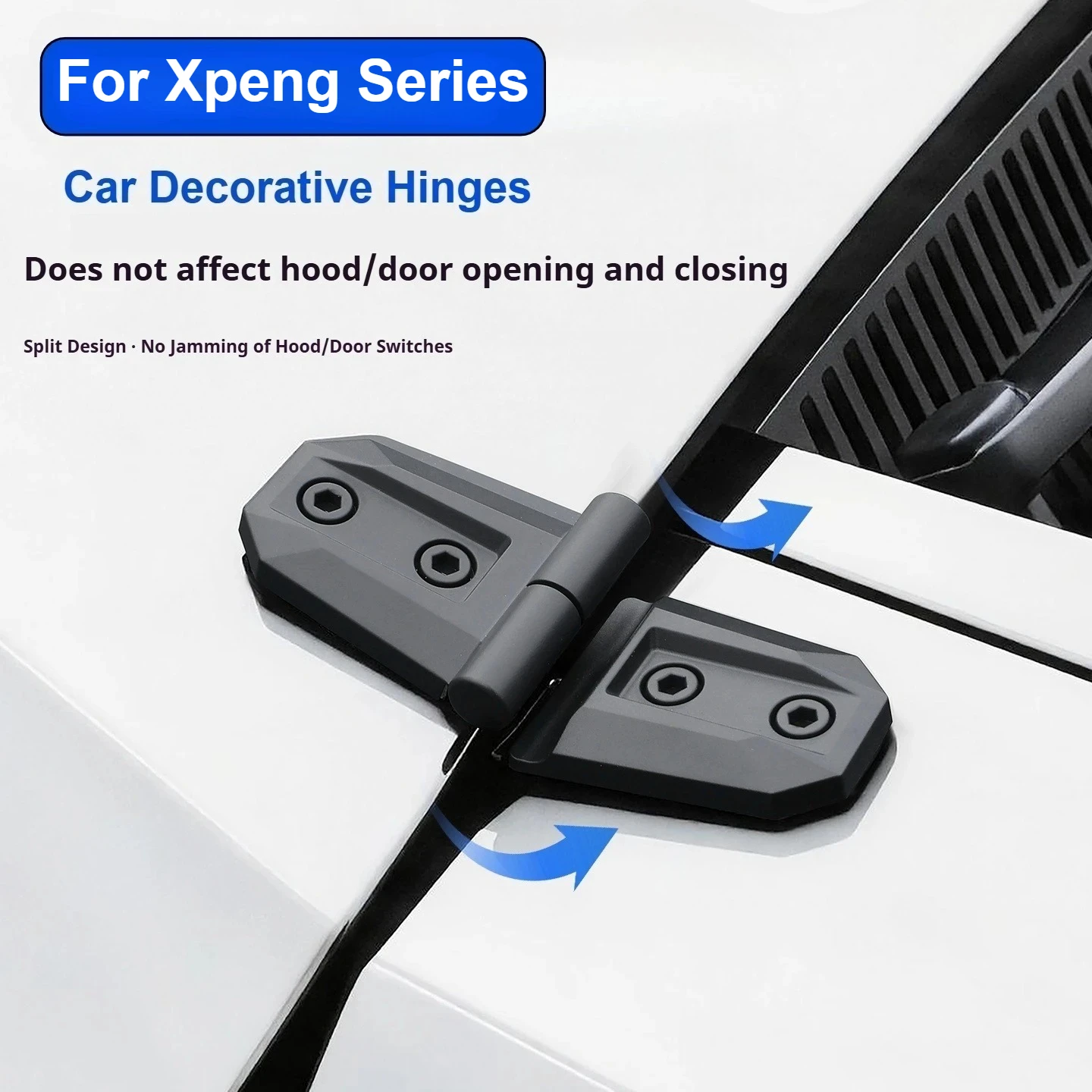 For Xpeng P7 P7+ G6 G9 X9 2023-2027 Car Door Hinge Cover Car Engine Hood Front Fender Decorative Hinges Accessories
For Xpeng P7 P7+ G6 G9 X9 2023-2027 Car Door Hinge Cover Car Engine Hood Front Fender Decorative Hinges Accessories