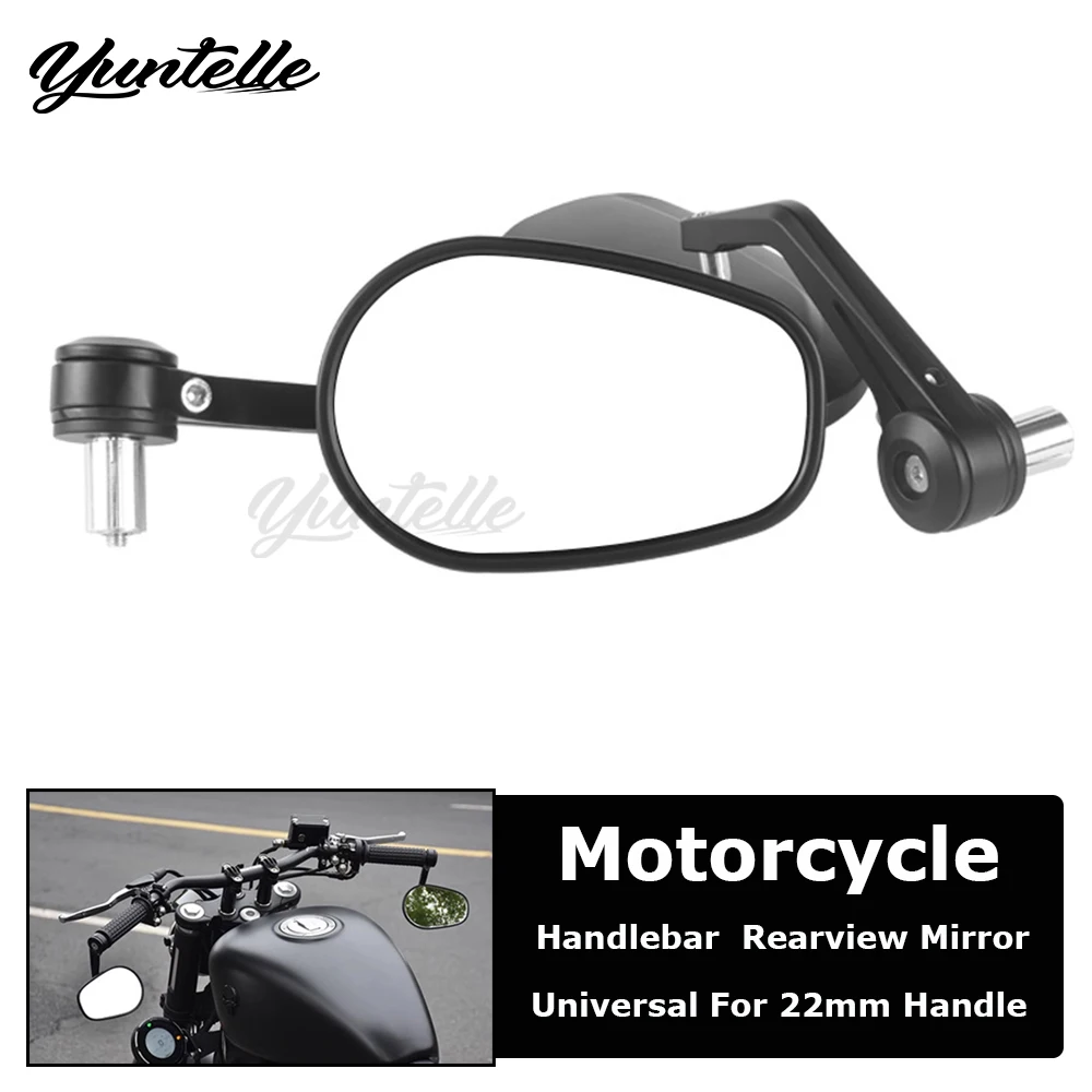 7/8" 22mm Universal Handlebar End Rearview Mirror For Kawasaki Z750 Z800 Z900 Z1000 For Yamaha MT07 MT09 Motorcycle Accessories
7/8" 22mm Universal Handlebar End Rearview Mirror For Kawasaki Z750 Z800 Z900 Z1000 For Yamaha MT07 MT09 Motorcycle Accessories