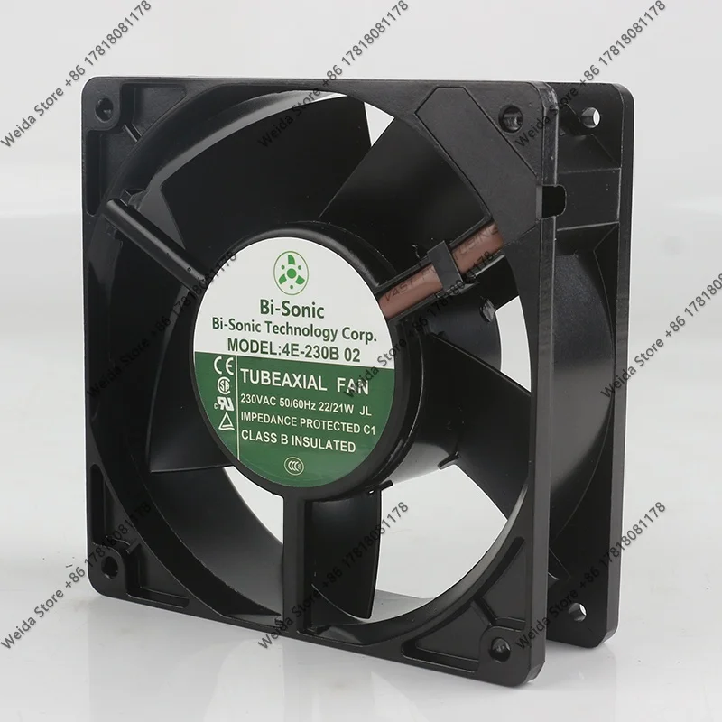 Taiwan Berui All-Metal High-Temperature Fan 12038 120X120X38MM 12CM 4E-230B 02 AC230V
Taiwan Berui All-Metal High-Temperature Fan 12038 120X120X38MM 12CM 4E-230B 02 AC230V