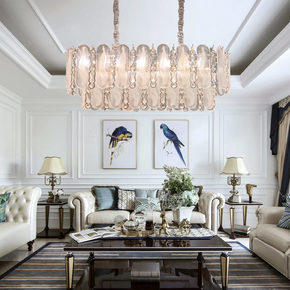 Luxury Large Crystal Chandelier High Ceiling Vila Living Room Rose Gold Crystal Pendant Lights Chandeliers Vintage Lighting Lamp
Luxury Large Crystal Chandelier High Ceiling Vila Living Room Rose Gold Crystal Pendant Lights Chandeliers Vintage Lighting Lamp