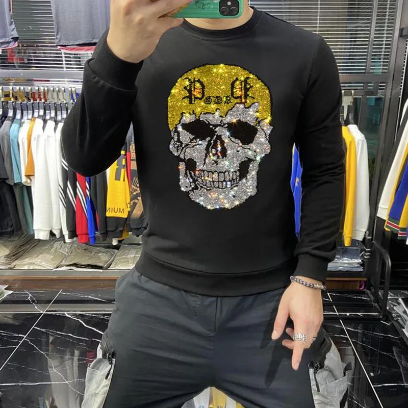 Designer Rhinestone Top Pullover 2025 New Youth Fashion Sweatshirt Wholesale Drop Shipping High Quality Hommes
Designer Rhinestone Top Pullover 2025 New Youth Fashion Sweatshirt Wholesale Drop Shipping High Quality Hommes