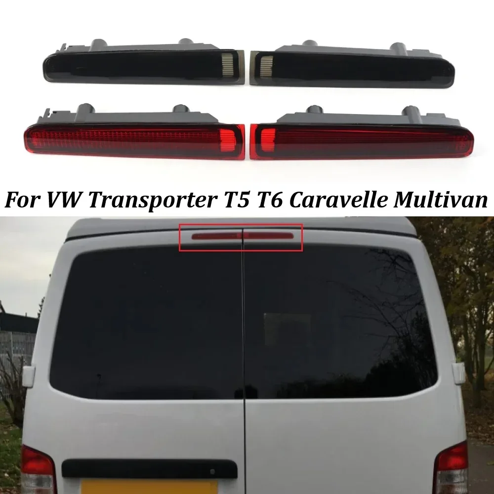 For VW Transporter T5 T6 Caravelle Multivan red smoked Lens High Mount Stop Lamp Signal Warning Brake Light Third Rear Barn Door
For VW Transporter T5 T6 Caravelle Multivan red smoked Lens High Mount Stop Lamp Signal Warning Brake Light Third Rear Barn Door