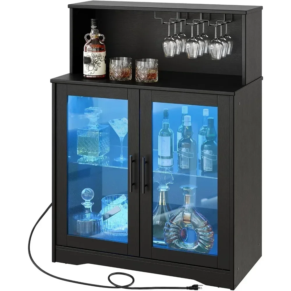 Bar Cabinet with Storage,LED Liquor Cabinet with Power Outlets,Coffee Bar Cabinet for Liquor and Glasses Suitable for kitchen
Bar Cabinet with Storage,LED Liquor Cabinet with Power Outlets,Coffee Bar Cabinet for Liquor and Glasses Suitable for kitchen