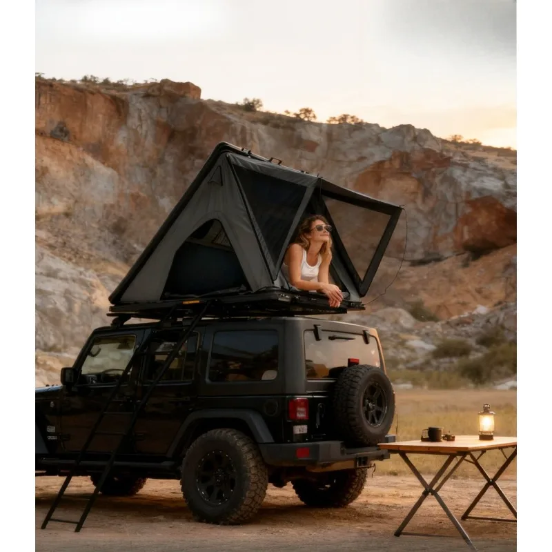 Aluminum Alloy Roof Tent - Fully Automatic Hydraulic Car Outdoor Tent - Self-driving Tour Hard-shell Triangular Tent
Aluminum Alloy Roof Tent - Fully Automatic Hydraulic Car Outdoor Tent - Self-driving Tour Hard-shell Triangular Tent