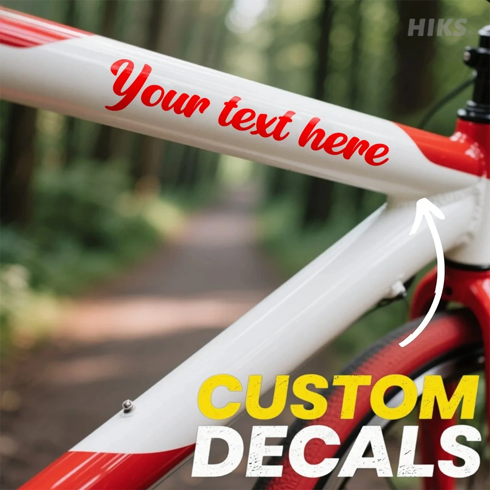 1PC Custom MTB Bicycle Frame Vinyl Sticker Personalized Text Decal Waterproof for Motorcycle Helmet Tank DIY Decoration
1PC Custom MTB Bicycle Frame Vinyl Sticker Personalized Text Decal Waterproof for Motorcycle Helmet Tank DIY Decoration