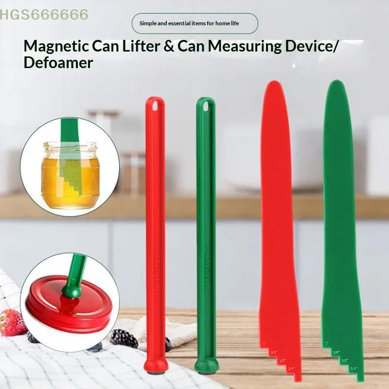 Magnetic Jar Lid Lifter With Bubble Popper And Measuring Marks For Home Canning Jam Making Kitchen Use
Magnetic Jar Lid Lifter With Bubble Popper And Measuring Marks For Home Canning Jam Making Kitchen Use