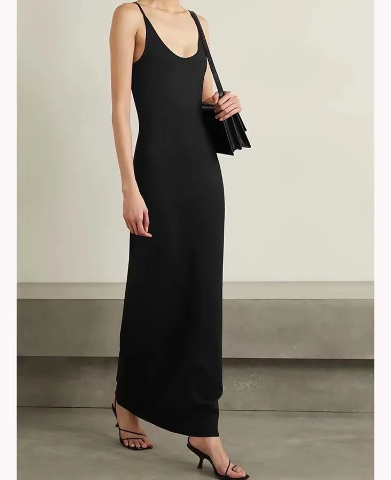 2023 Summer Drape Suspender Dress Female Elegant Thin Fashionable All-match Long Knitted Dress
2023 Summer Drape Suspender Dress Female Elegant Thin Fashionable All-match Long Knitted Dress
