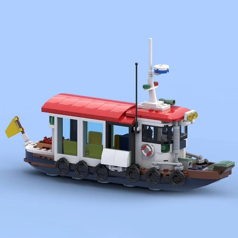 299pcs MOC Tourist Ferry Boat City Harbor Model Building Blocks Christmas Gift Architecture Toys Creative Idea Education Brick
299pcs MOC Tourist Ferry Boat City Harbor Model Building Blocks Christmas Gift Architecture Toys Creative Idea Education Brick