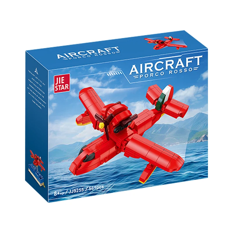 IN STOCK JJ9255 MOC Anime Red Pig Airplane Building Blocks Assembling Fighter Aircraft Bricks Model Toys for Christmas Gift Set
IN STOCK JJ9255 MOC Anime Red Pig Airplane Building Blocks Assembling Fighter Aircraft Bricks Model Toys for Christmas Gift Set