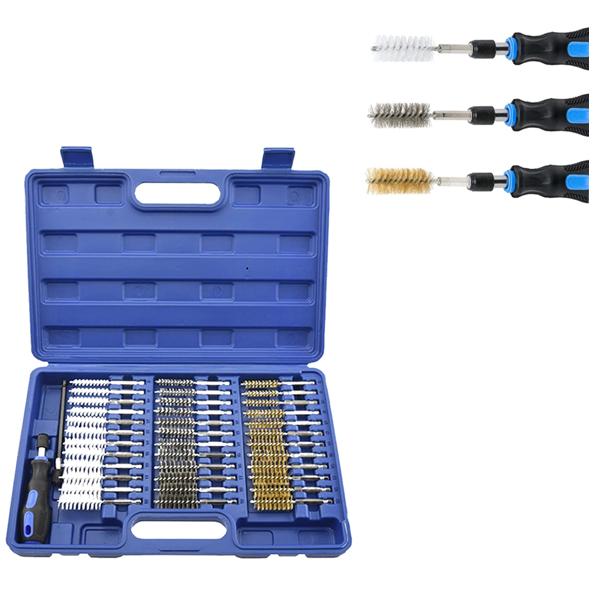 38Pcs Hexagon Handle Cleaning Tube Brush Aluminum Alloy Handle Steel Wire Tool Tube Brush Set Car Airsoft Maintenance Cleaning
38Pcs Hexagon Handle Cleaning Tube Brush Aluminum Alloy Handle Steel Wire Tool Tube Brush Set Car Airsoft Maintenance Cleaning