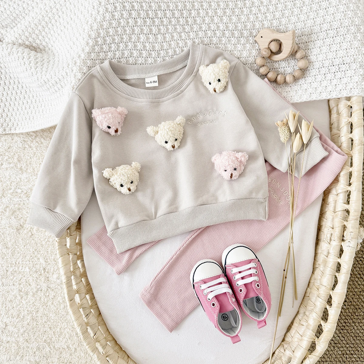 New Baby Girl Clothes 2Pcs Autumn Winter Sets Cute Bear Toddler Boys Kids Clothing Long Sleeved Top+Pants Infant 0-3 Years Suit
New Baby Girl Clothes 2Pcs Autumn Winter Sets Cute Bear Toddler Boys Kids Clothing Long Sleeved Top+Pants Infant 0-3 Years Suit