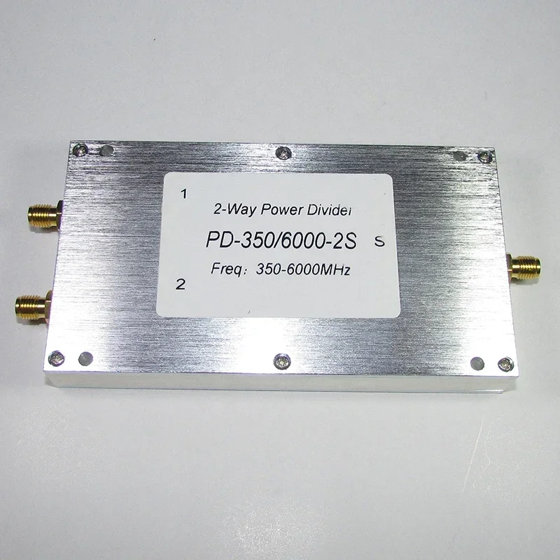 PD-350/6000-2S SMA RF One Split Two Broadband Power Divider 2-way Power Divider 350-6000MHz 15W
PD-350/6000-2S SMA RF One Split Two Broadband Power Divider 2-way Power Divider 350-6000MHz 15W