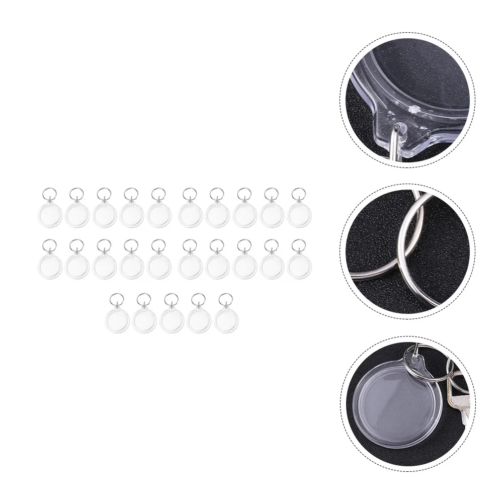 25Pcs Clear Photo Frame Keyring Acrylic Portable Round Picture Insert Key Chain Pendant Decoration Adornment
25Pcs Clear Photo Frame Keyring Acrylic Portable Round Picture Insert Key Chain Pendant Decoration Adornment
