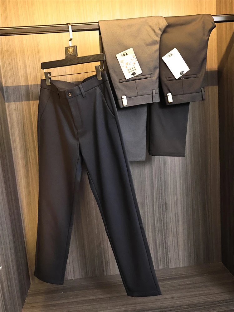 Warm Wool Blend Men's Casual Pants Straight Leg Long Trousers Faionable Autumn Winter Thermal Polyester Cotton Blend
Warm Wool Blend Men's Casual Pants Straight Leg Long Trousers Faionable Autumn Winter Thermal Polyester Cotton Blend