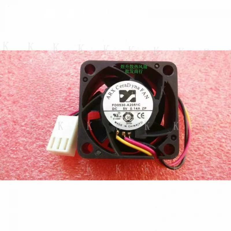 C FOR ARX FD0530-A2051C DC5V 0.14A 3CM 30*30*15MM 3-Wire Cooling Fan
C FOR ARX FD0530-A2051C DC5V 0.14A 3CM 30*30*15MM 3-Wire Cooling Fan