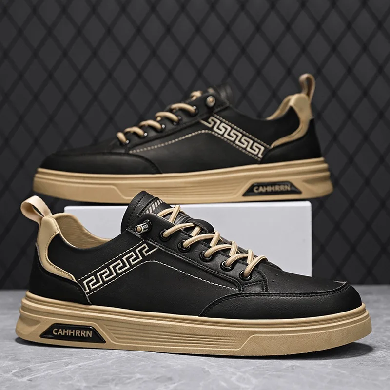 Men 2025 New Spring Men Shoes Versatile Leather Surface Casual Shoes Student Youth Flat Comfortable Sneakers Zapatillas Hombre
Men 2025 New Spring Men Shoes Versatile Leather Surface Casual Shoes Student Youth Flat Comfortable Sneakers Zapatillas Hombre