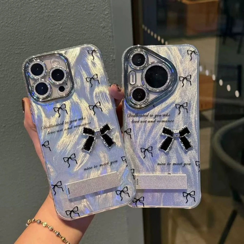 Luxury 3D Bow Bracket Mobile Phone Case for Huawei Honor Magic6Pro Feather Yarn Anti-drop Protective Cover
Luxury 3D Bow Bracket Mobile Phone Case for Huawei Honor Magic6Pro Feather Yarn Anti-drop Protective Cover