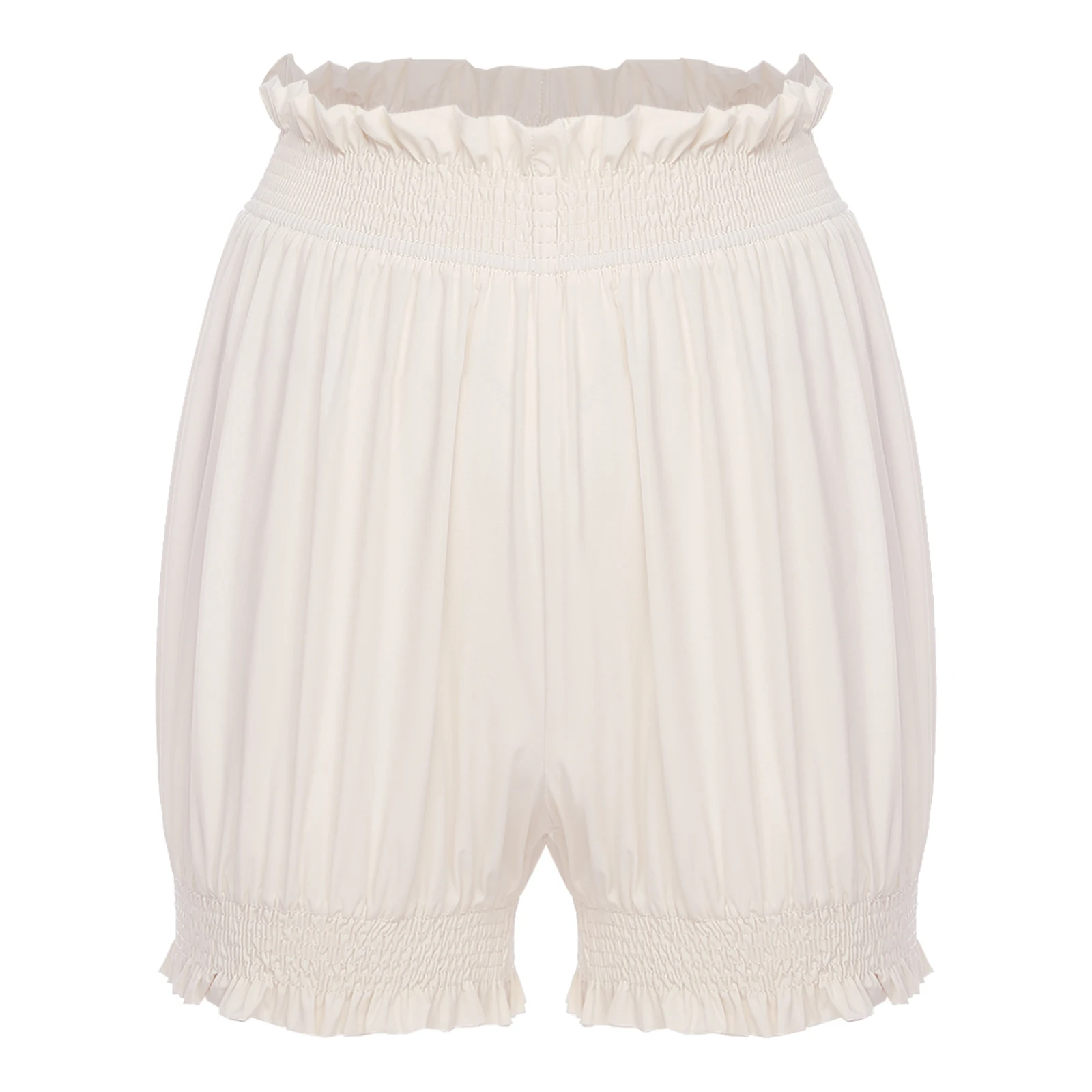 Women Lolita Ruffled Pumpkin Bloomers Shorts Elastic Waist Legs Solid Color Underpants Dance Shorts Safety Shorts for JK Skirt
Women Lolita Ruffled Pumpkin Bloomers Shorts Elastic Waist Legs Solid Color Underpants Dance Shorts Safety Shorts for JK Skirt