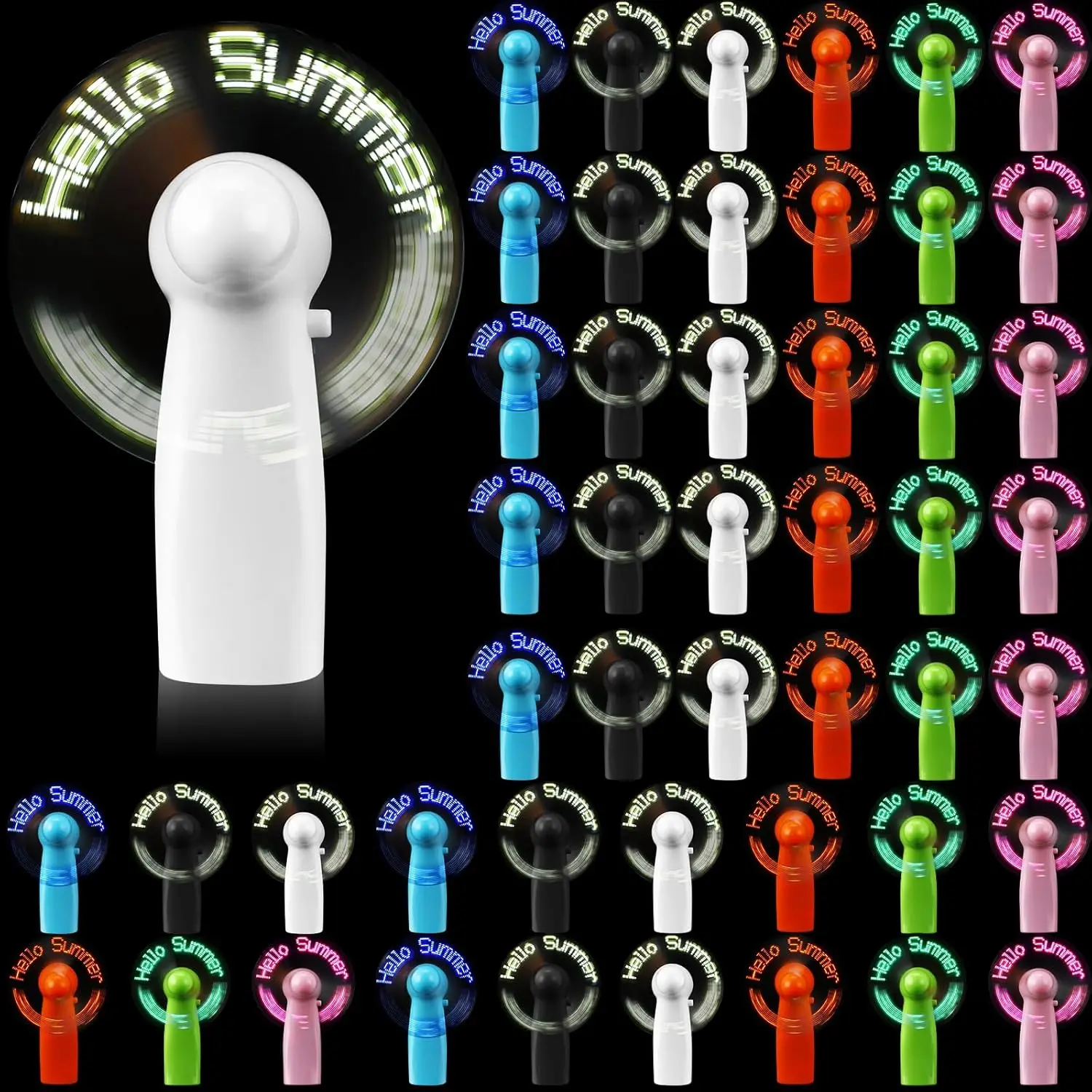 48 Pcs Portable Mini Battery Fan with LED, Perfect for Summer Travel Office Outdoor Use
48 Pcs Portable Mini Battery Fan with LED, Perfect for Summer Travel Office Outdoor Use
