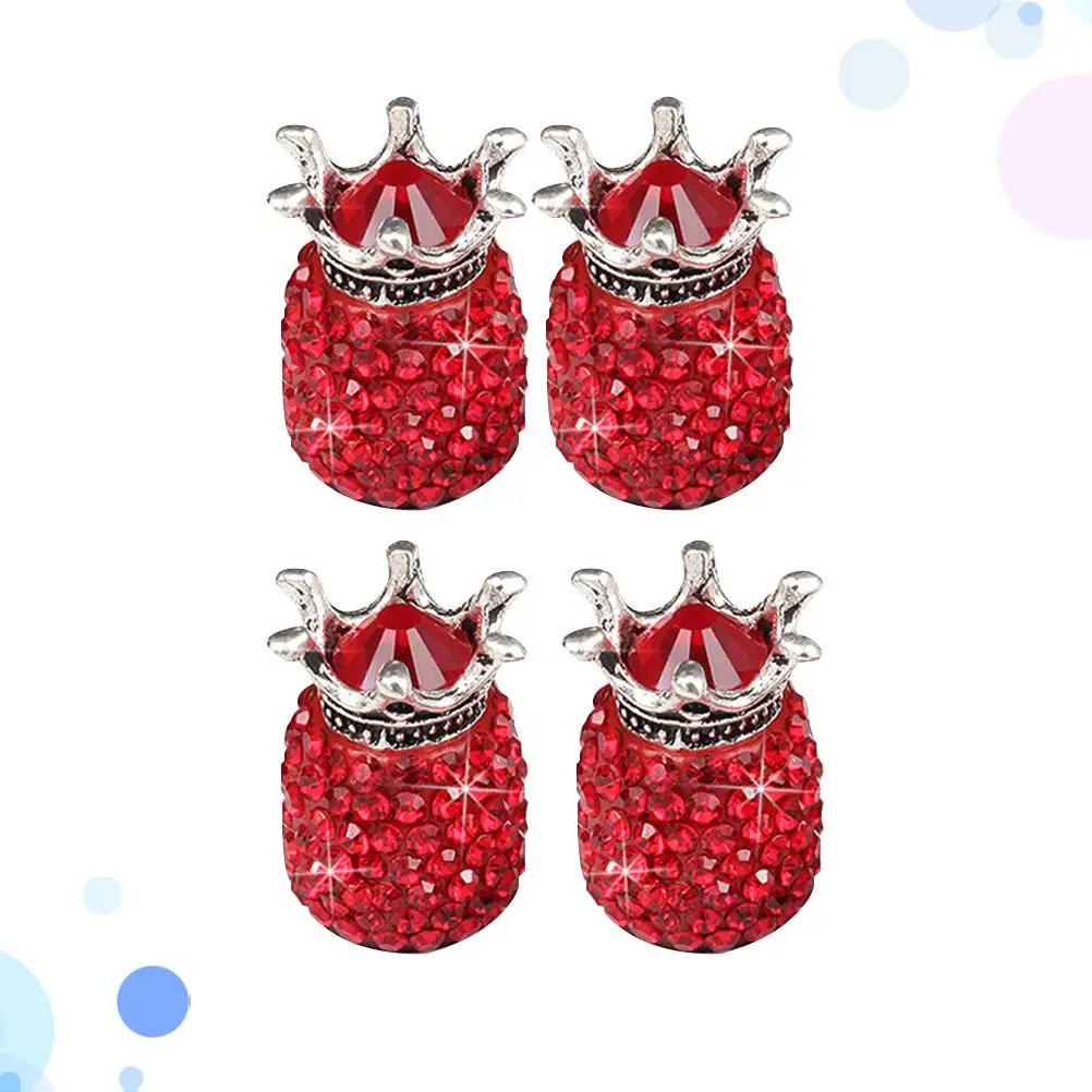 4 pcs Car Tire Valve Stem Caps Dustproof Diamond Crown Shape Rhinestone Cover Wheel Accessories High Design Tire
4 pcs Car Tire Valve Stem Caps Dustproof Diamond Crown Shape Rhinestone Cover Wheel Accessories High Design Tire