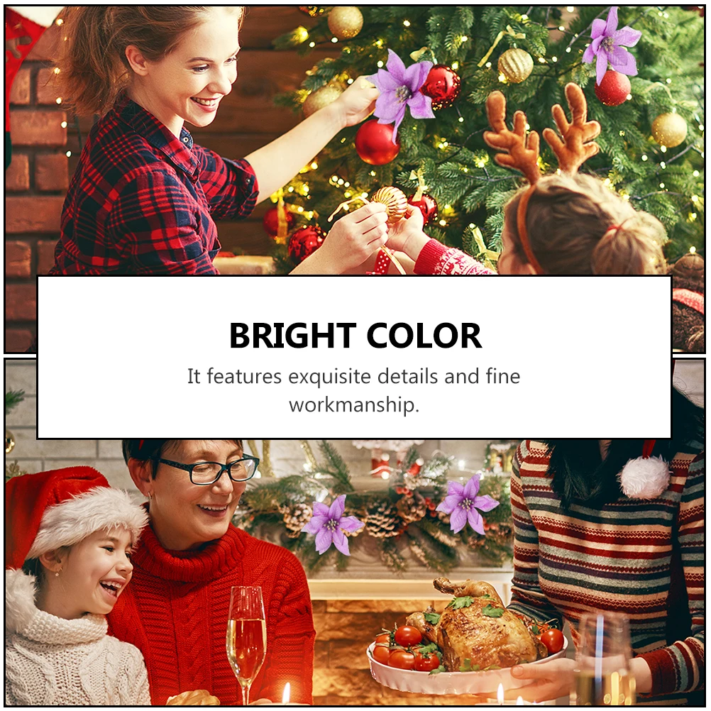 36 Pcs Christmas Flower Decoration Xmas Tree Simulated Ornament Simulation Decors Plastic Party Props
36 Pcs Christmas Flower Decoration Xmas Tree Simulated Ornament Simulation Decors Plastic Party Props