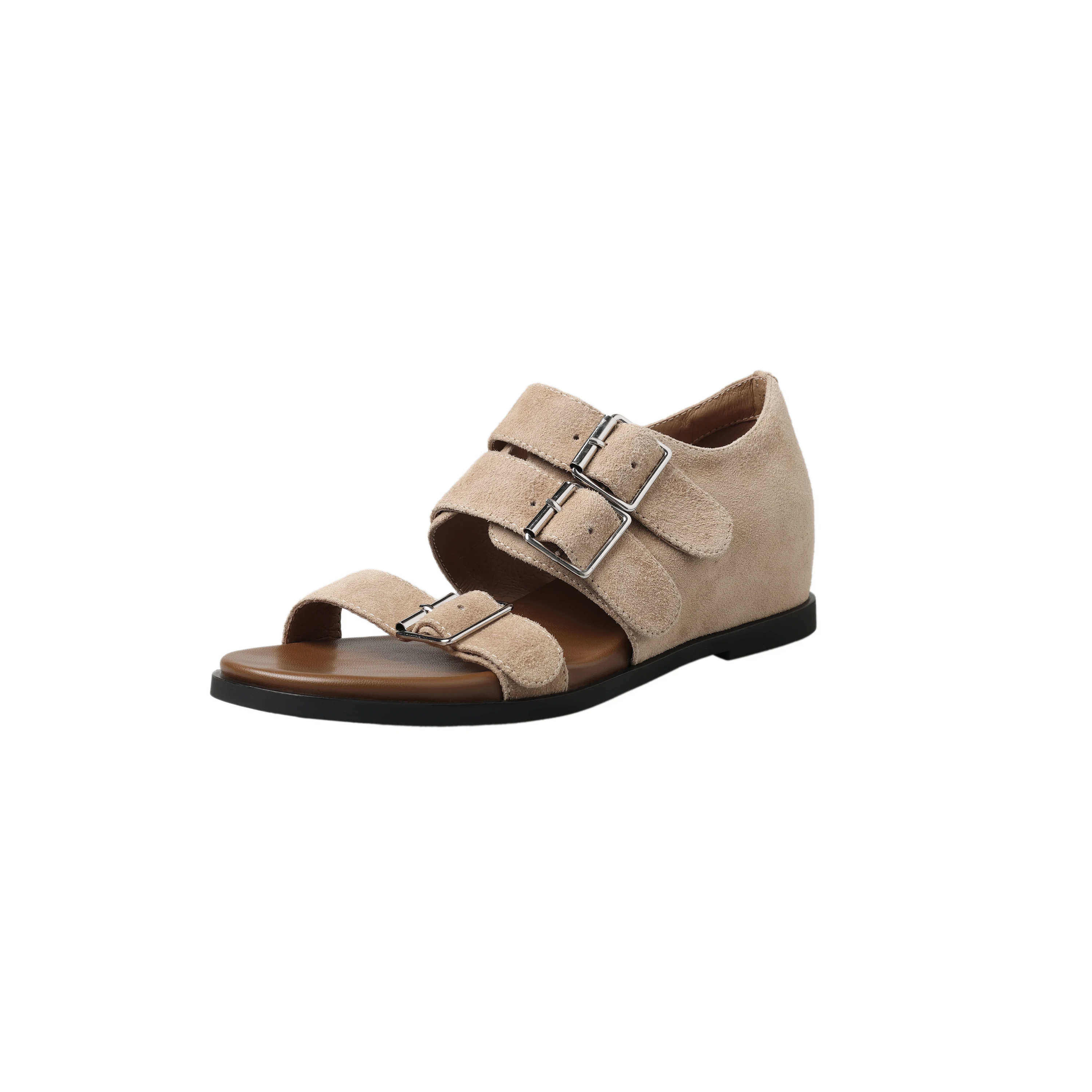 Genuine Leather Sheepskin Suede Wedge Womens Sandals,Belt buckle Open Toe Summer Roman Womens Shoes,Retro Gladiator Sandals
Genuine Leather Sheepskin Suede Wedge Womens Sandals,Belt buckle Open Toe Summer Roman Womens Shoes,Retro Gladiator Sandals