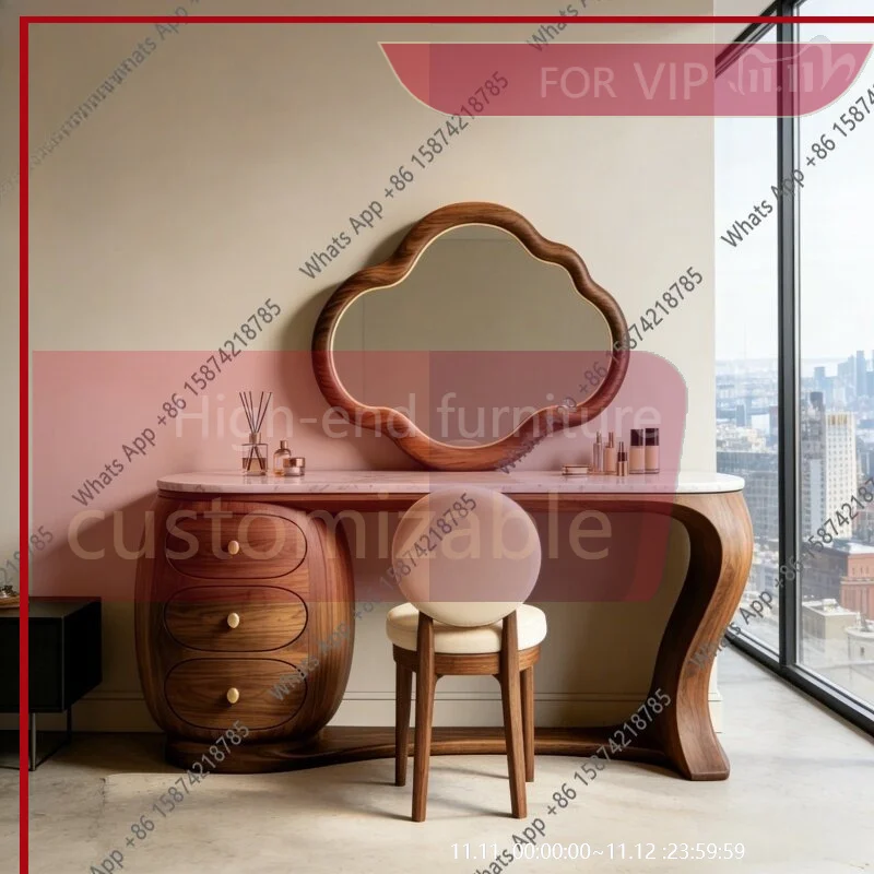 ES New Chinese-style solid wood dresser, modern simple light luxury makeup table, customizable storage, fashionable and high-end
ES New Chinese-style solid wood dresser, modern simple light luxury makeup table, customizable storage, fashionable and high-end