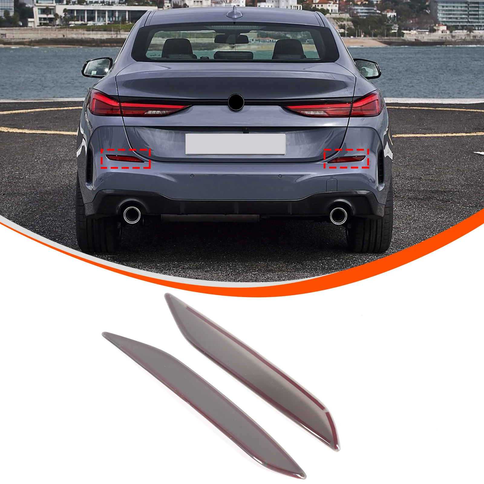 ABS Rear car lights Rear Fog Light Tinted Covers for 2020-2024 BMW 2 Series Car Accessoriess
ABS Rear car lights Rear Fog Light Tinted Covers for 2020-2024 BMW 2 Series Car Accessoriess