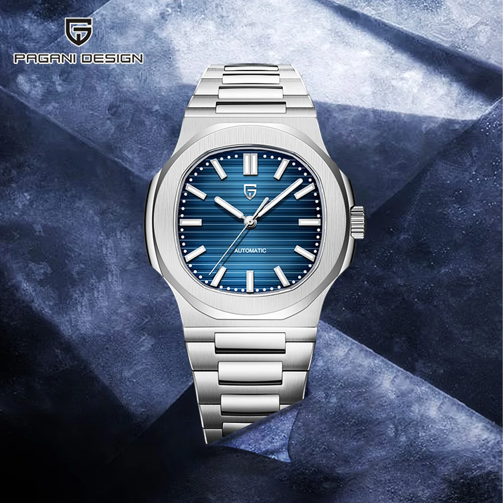PAGANI DESIGN 2000, мужские деловые автоматические часы, механические часы, мужские роскошные часы с сапфировым стеклом из нержавеющей стали, спортивные водонепроницаемые часы 
PAGANI DESIGN 2000, мужские деловые автоматические часы, механические часы, мужские роскошные часы с сапфировым стеклом из нержавеющей стали, спортивные водонепроницаемые часы