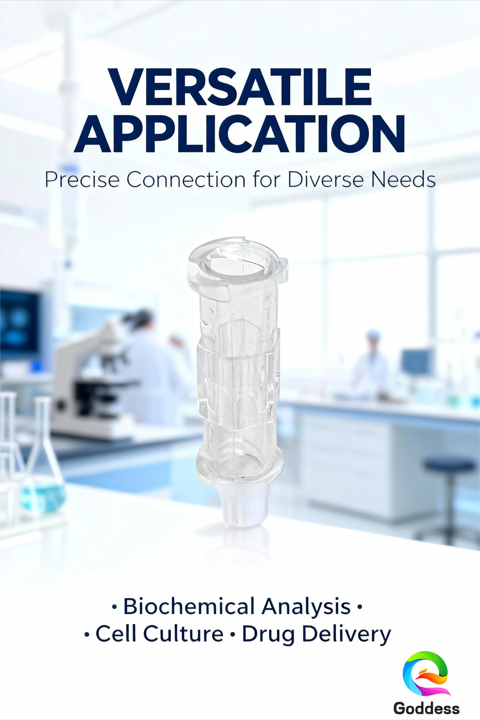 100 PCS 50-Type Double Helix Medical Sterile Luer Lock Adapters, Transparent PP Plastic Leak-Proof Syringe Connector Parts
100 PCS 50-Type Double Helix Medical Sterile Luer Lock Adapters, Transparent PP Plastic Leak-Proof Syringe Connector Parts