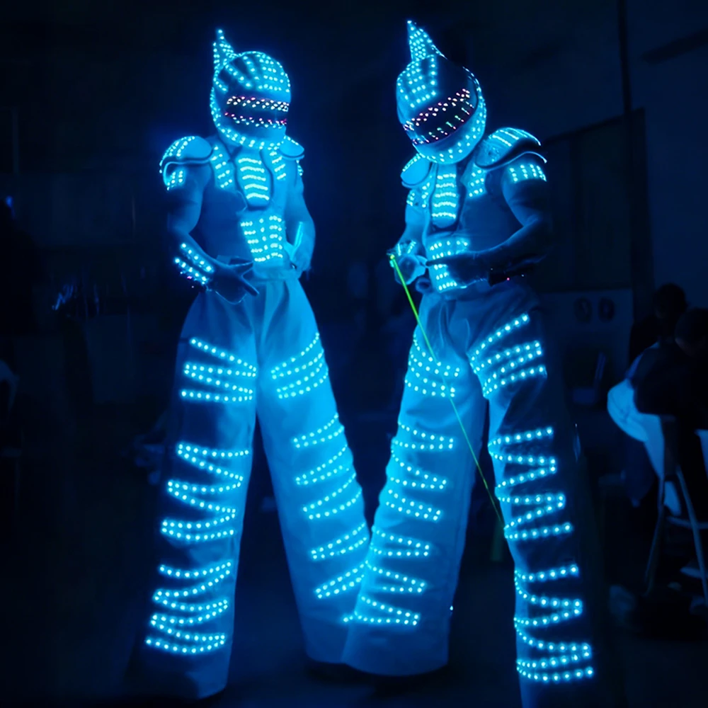 LED Stilt Walking Costume Future Show LED Light Costume Halloween Costume Celebration Party Event LED Costume
LED Stilt Walking Costume Future Show LED Light Costume Halloween Costume Celebration Party Event LED Costume