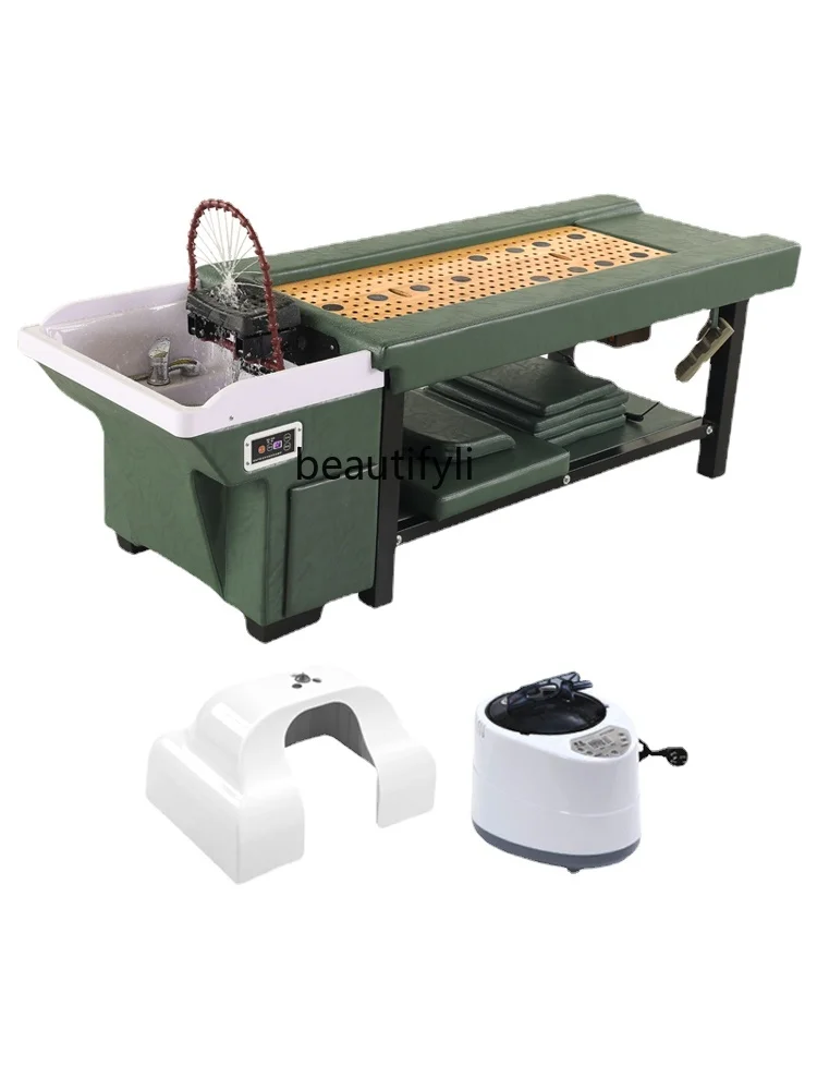 Shampoo Chair Hair Saloon Dedicated Head Fumigation Smokeless Moxibustion Bed Water Circulation Head Therapy Bed
Shampoo Chair Hair Saloon Dedicated Head Fumigation Smokeless Moxibustion Bed Water Circulation Head Therapy Bed