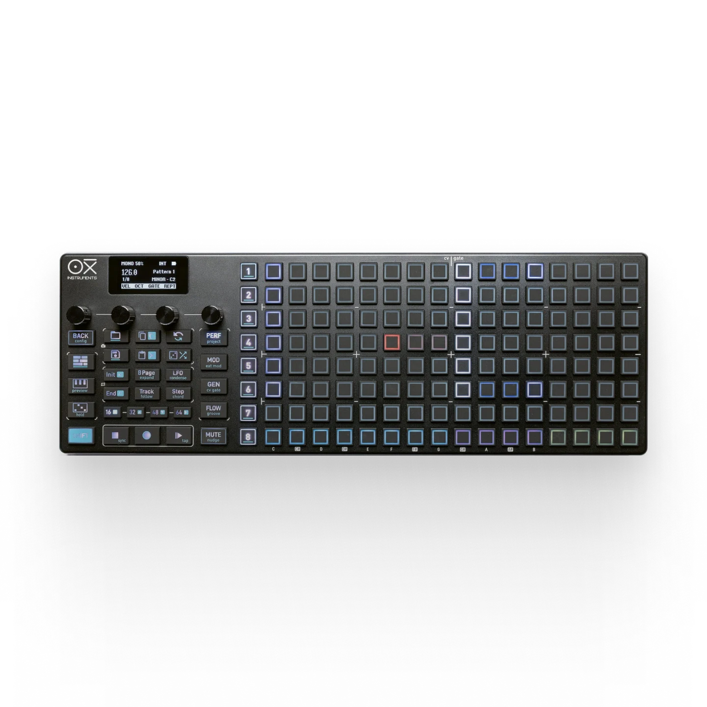 New OXI Instruments OXI One MKII sequencer MIDI CV modulator
New OXI Instruments OXI One MKII sequencer MIDI CV modulator