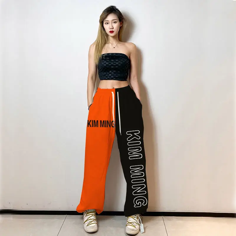 Hip-hop Streetwear Women's Baggy Sweatpants Jazz Street Dance Contrast Color Letter Printed Y2k Vintage Sports Casual Trousers
Hip-hop Streetwear Women's Baggy Sweatpants Jazz Street Dance Contrast Color Letter Printed Y2k Vintage Sports Casual Trousers