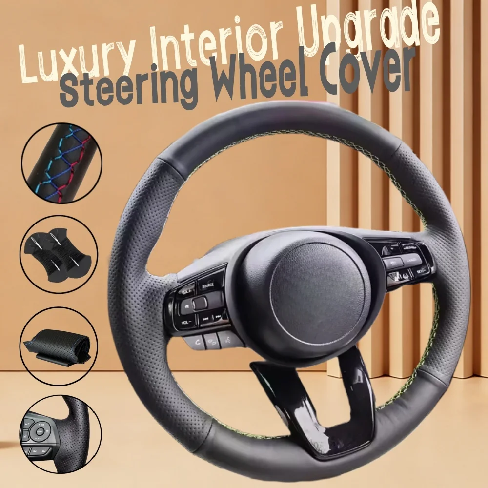 Customiz Microfiber Leather Car Steering Wheel Cover XRV Vezel RV3 RV4 RV5 RV6 2021-2023 Steering Wrap Cover For Honda H-RV
Customiz Microfiber Leather Car Steering Wheel Cover XRV Vezel RV3 RV4 RV5 RV6 2021-2023 Steering Wrap Cover For Honda H-RV