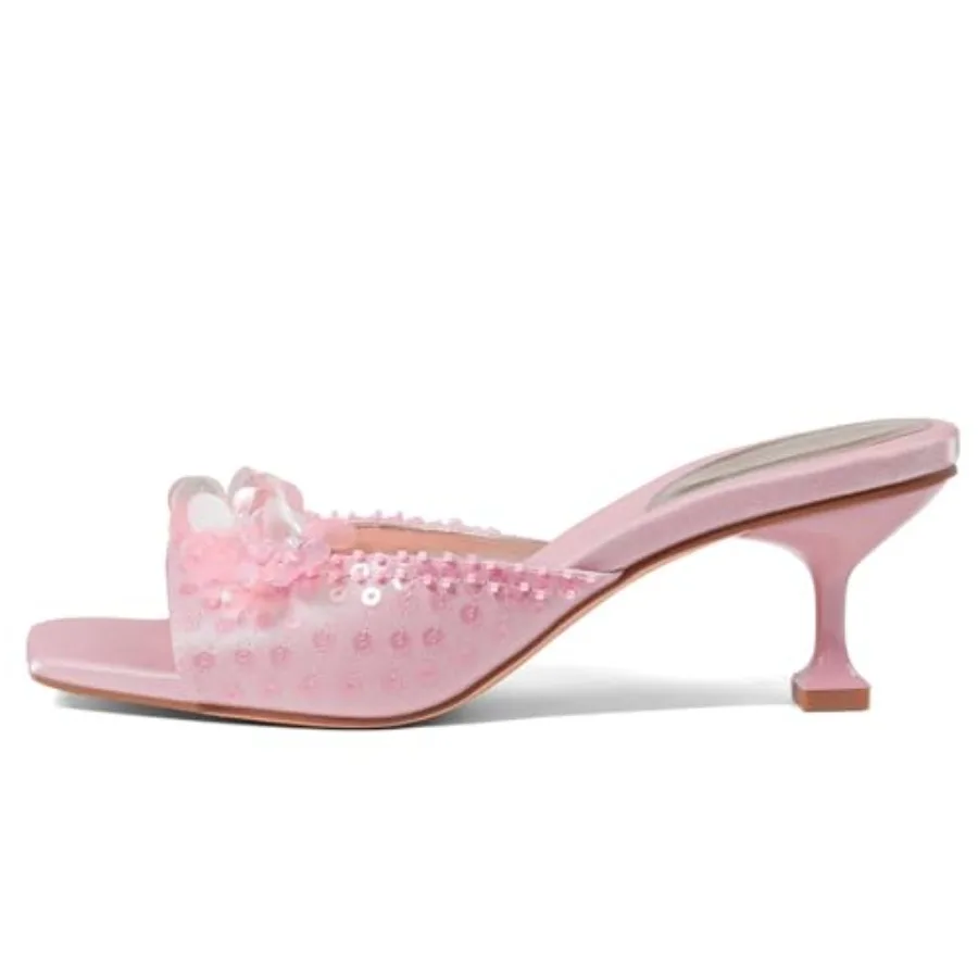 Mattiventon Kitten Heels for Women Comfortable Stiletto Heeled Mule Sequin Open Square Toe Slip On Trendy Sandals Prom Party We
Mattiventon Kitten Heels for Women Comfortable Stiletto Heeled Mule Sequin Open Square Toe Slip On Trendy Sandals Prom Party We