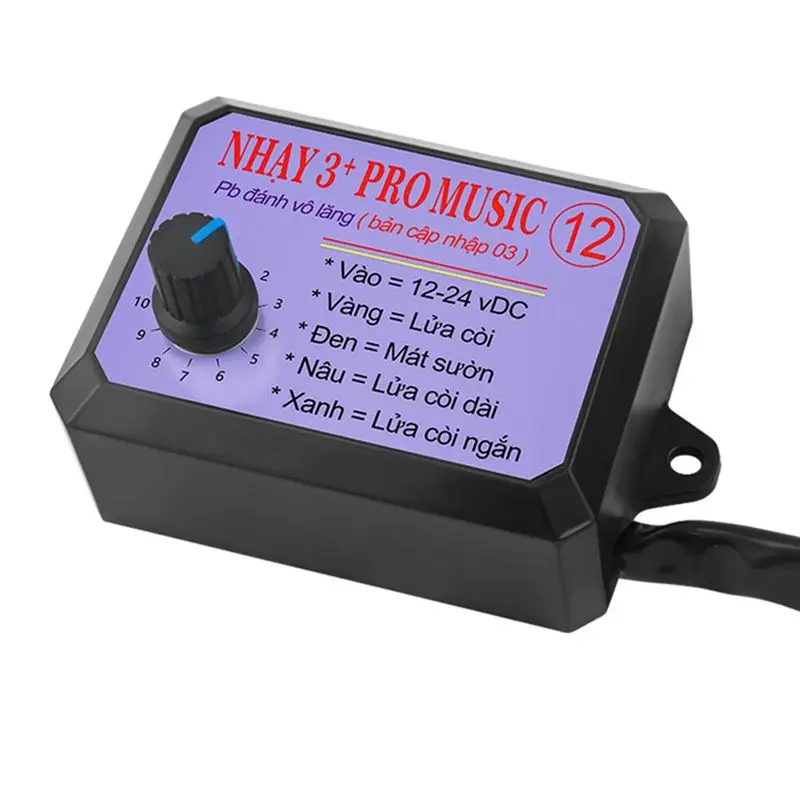 Superior-12 Sound Musical Electronic Horn Controller 3+Pro Horn Speaker Sound Control Box Unit With Volume Switching
Superior-12 Sound Musical Electronic Horn Controller 3+Pro Horn Speaker Sound Control Box Unit With Volume Switching