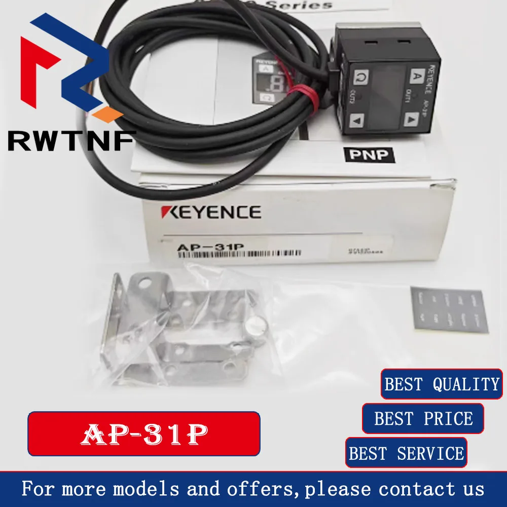 KEYENCE AP-31P Совершенно новый оригинальный датчик давления, 100% оригинальный складской запас
KEYENCE AP-31P Совершенно новый оригинальный датчик давления, 100% оригинальный складской запас