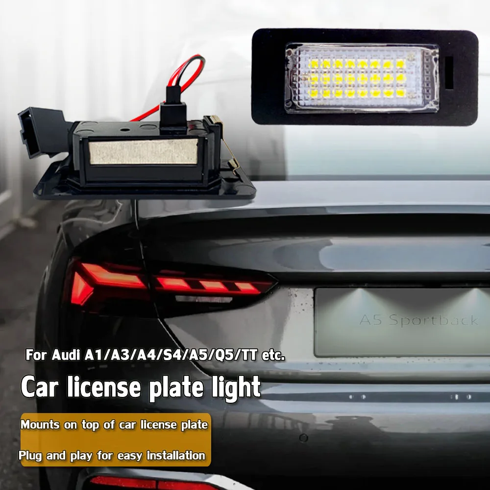 2pcs LED License Plate Number Light For Audi A1 A3 A4 A5 B8 S4 S5 Q5 Car Products License Plate Light
2pcs LED License Plate Number Light For Audi A1 A3 A4 A5 B8 S4 S5 Q5 Car Products License Plate Light