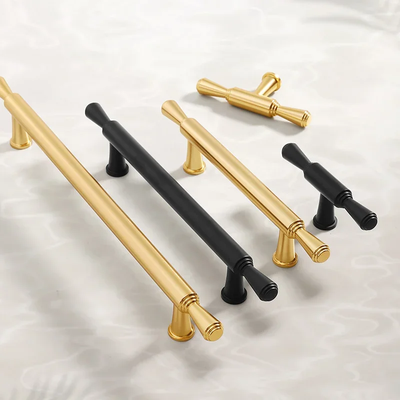 Simple Gold Cabinet Door Handle Black Aluminum Alloy Drawer Cabinet Door Handle Hardware Accessories
Simple Gold Cabinet Door Handle Black Aluminum Alloy Drawer Cabinet Door Handle Hardware Accessories