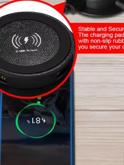 Беспроводное зарядное устройство 3-в-1, встроенное скрытое быстрое зарядное устройство с двумя портами USB, 5V2A, 20 Вт для зарядки смартфонов и компьютеров
Беспроводное зарядное устройство 3-в-1, встроенное скрытое быстрое зарядное устройство с двумя портами USB, 5V2A, 20 Вт для зарядки смартфонов и компьютеров