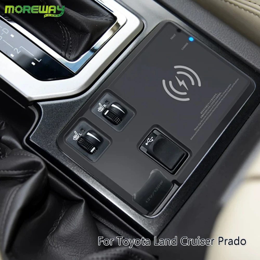 Car Wireless Charger For Toyota Land Cruiser Prado 150 2010-2017 fast charging Mat phone holder Adapter interior
Car Wireless Charger For Toyota Land Cruiser Prado 150 2010-2017 fast charging Mat phone holder Adapter interior