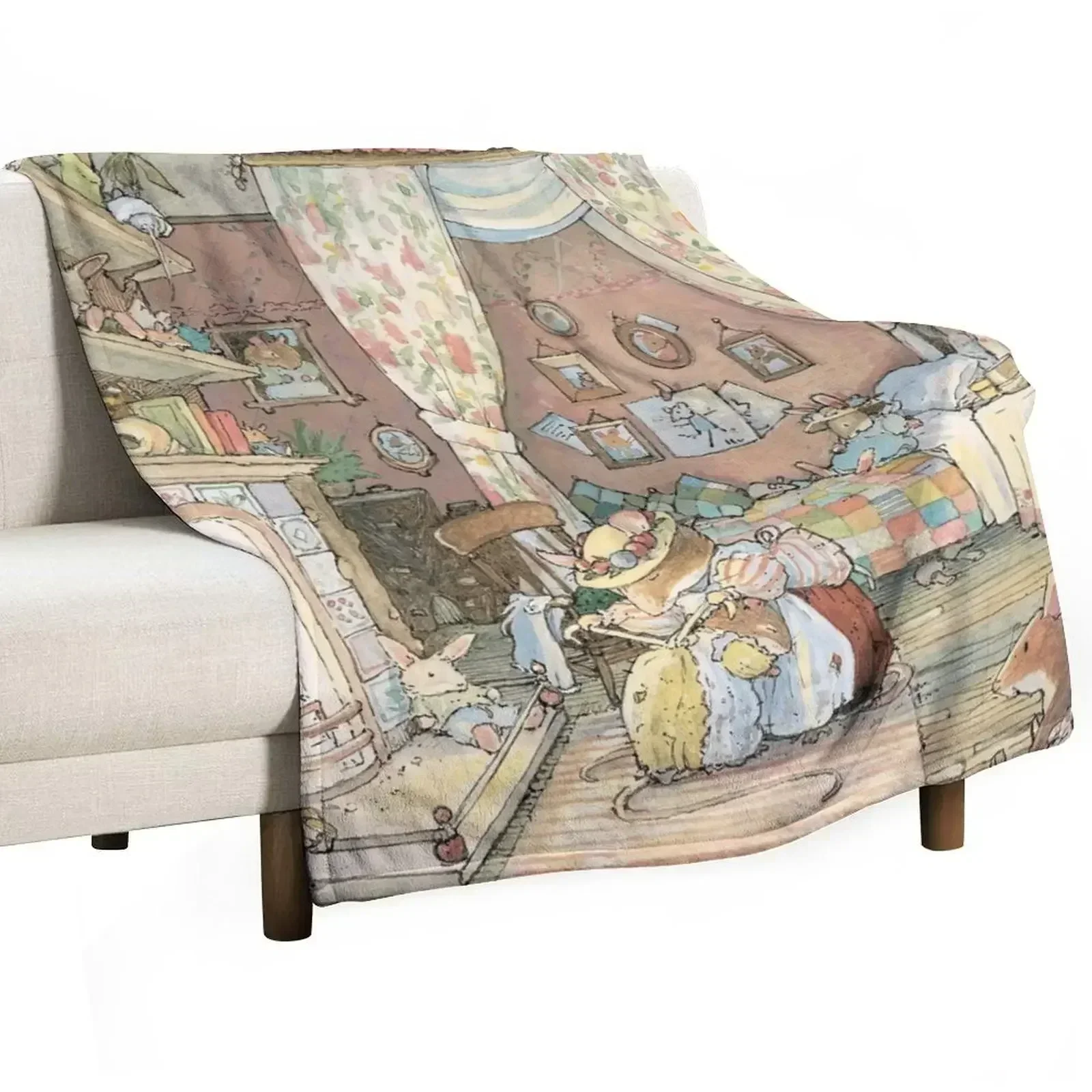 Lady Woodmouse gets Primrose ready for bed Throw Blanket Spring Fall Cozy Throw Blanket for Couch
Lady Woodmouse gets Primrose ready for bed Throw Blanket Spring Fall Cozy Throw Blanket for Couch