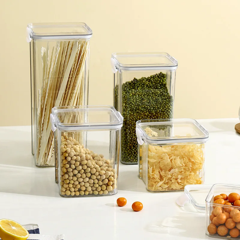 E2 Kitchen Plastic Spice Jars Sealed Container Storage Kitchen Organizer Bottle Tea Coffee Sugar Fruit Bean Rice Storage Jars
E2 Kitchen Plastic Spice Jars Sealed Container Storage Kitchen Organizer Bottle Tea Coffee Sugar Fruit Bean Rice Storage Jars