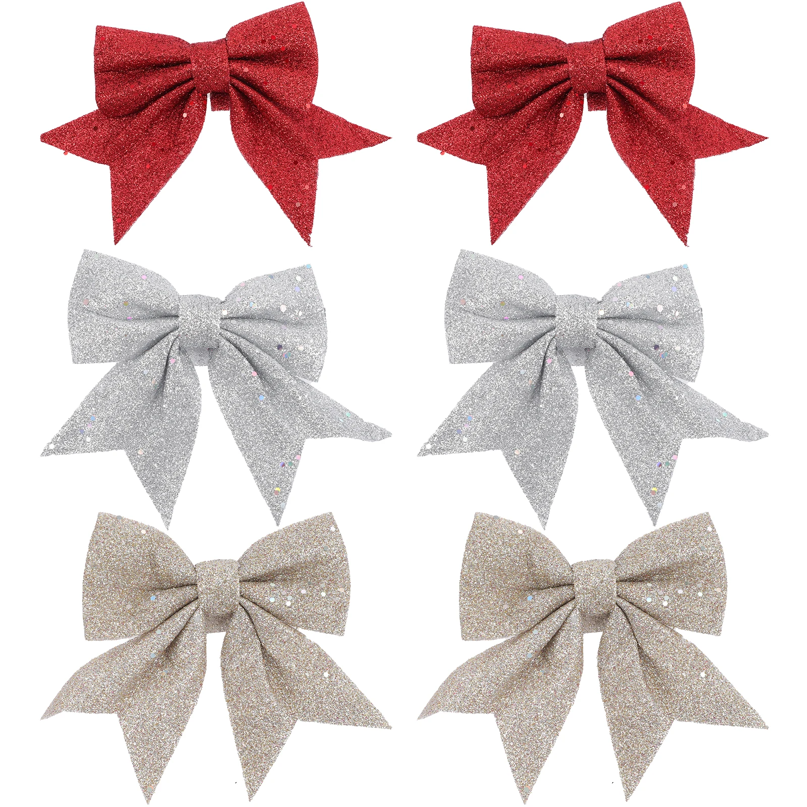 6 Pcs Tree nament Rustic Christmas Hanging Decoration Velvet Bows Decorations Glitter Craft Holiday Wreath Gifts
6 Pcs Tree nament Rustic Christmas Hanging Decoration Velvet Bows Decorations Glitter Craft Holiday Wreath Gifts