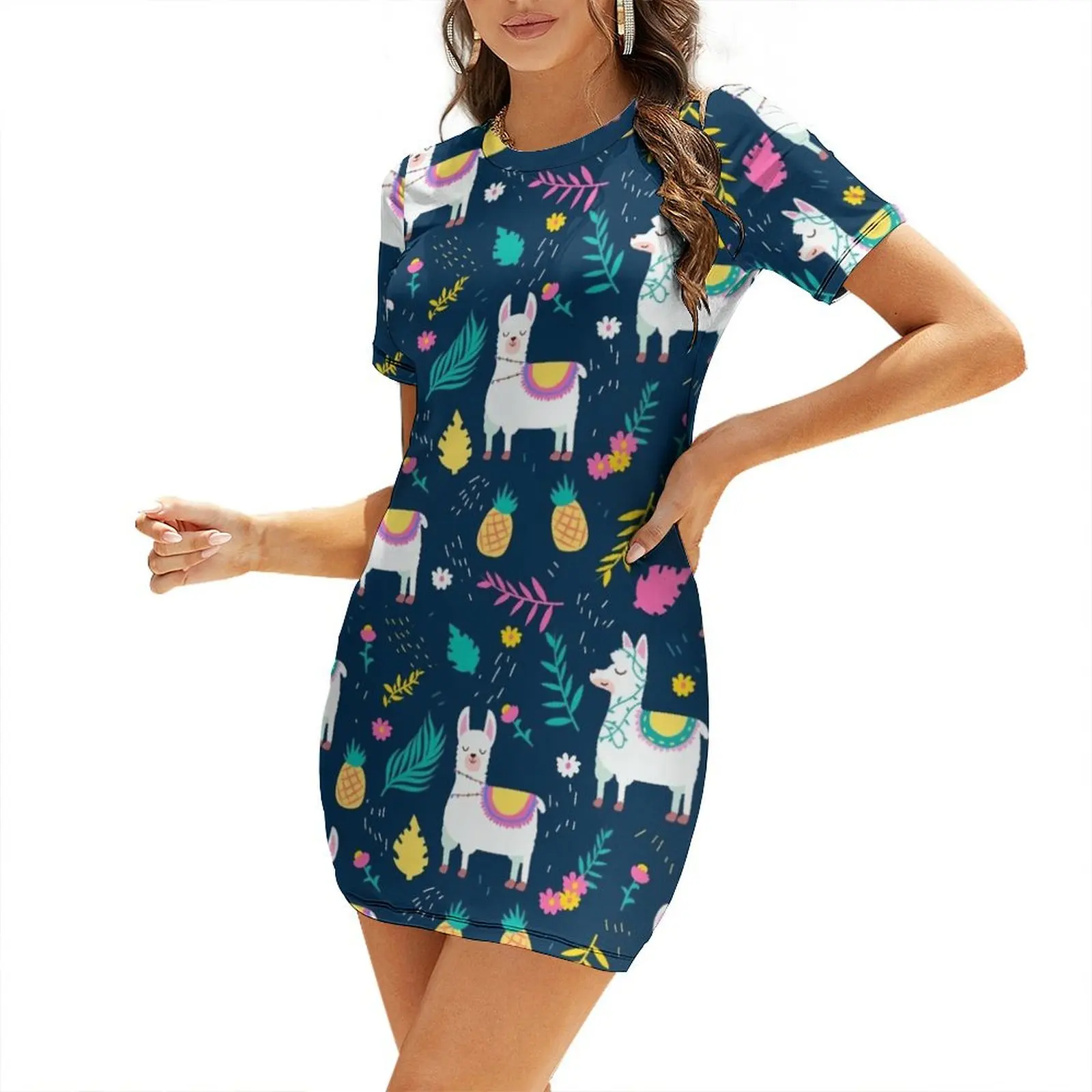 Cute Llama Summer Pineapple Pattern for Kids Short-Sleeved Dress Dresses gala summer dresses women 2025 luxury dresses Dress
Cute Llama Summer Pineapple Pattern for Kids Short-Sleeved Dress Dresses gala summer dresses women 2025 luxury dresses Dress